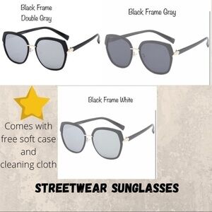 Oversized Streetwear oval Sunglasses